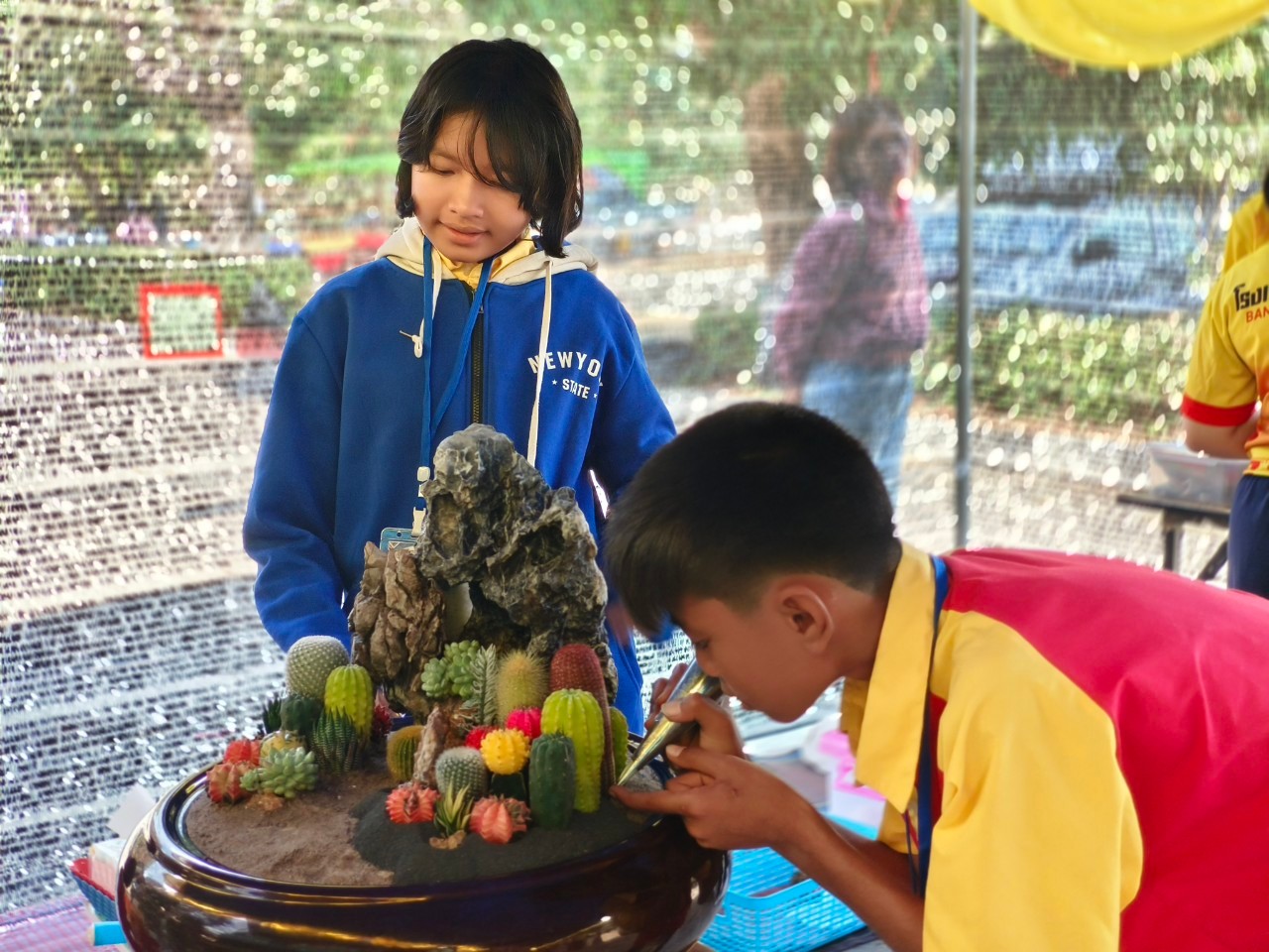 ประมวลภาพ สนามโรงเรียนบ้านสะอางค์